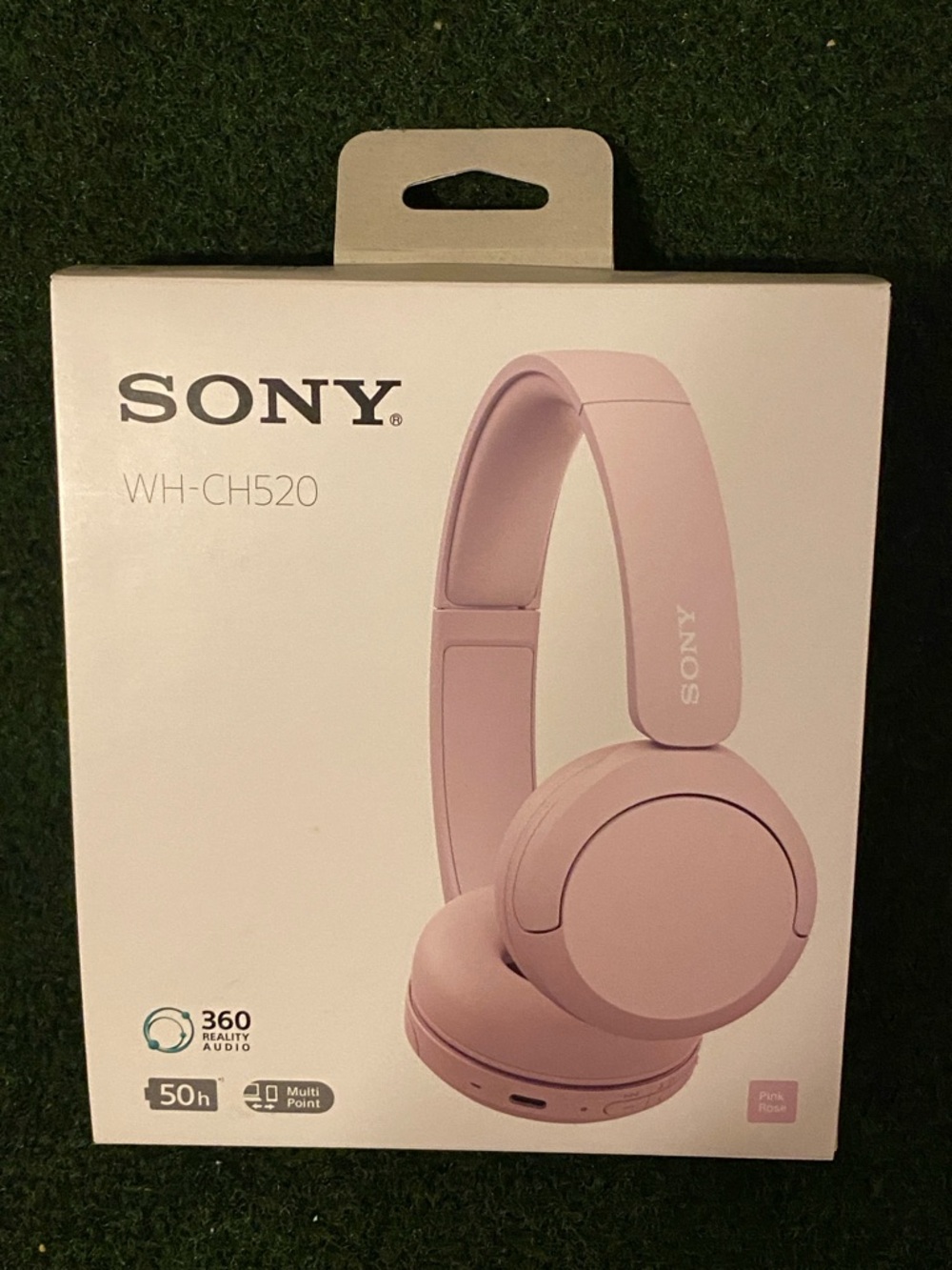 Sony WH-CH520 Wireless Headphones - Light Pink
